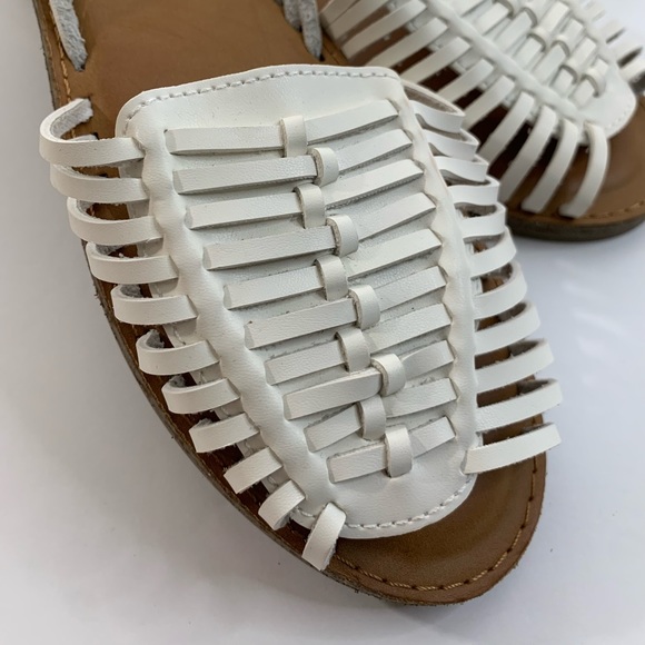 Mia girl Women’a Huarache Sandal Flat White color, size 6,7,8,9,11 - Picture 13 of 15